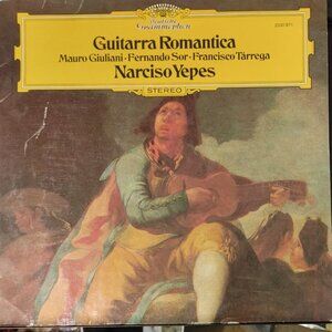 Vintage Vinyl Records " Guitarra Romantica - Narciso Yepes" STEREO